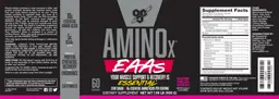 Label for AminoX EAAs Watermelon Smash