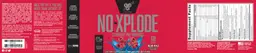 Label for N.O.-Xplode Blue Raz
