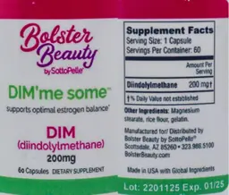 Label for DIM'me Some 200 mg