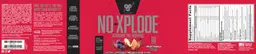 Label for N.O.-Xplode Fruit Punch