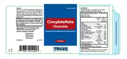 Label for CompleteNate Chewable