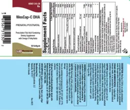 Label for WesCap-C DHA