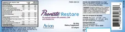 Label for Prenate Restore