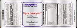 Label for SpectraZyme