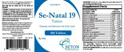 Label for Se-Natal 19