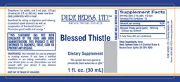 Label for Blessed Thistle