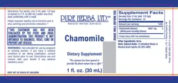 Label for Chamomile
