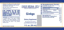 Label for Ginkgo