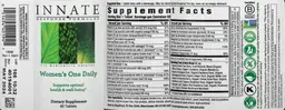 Label for Women's One Daily