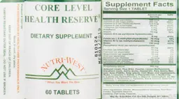 Label for Core Level Health Reserve