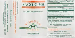 Label for SAGO-C-500
