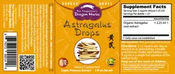 Label for Astragalus Drops
