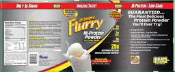 Label for Ultimate Flurry Ice Cream Vanilla