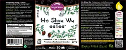 Label for He Shou Wu eeTee