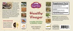 Label for Healthy Vinegar