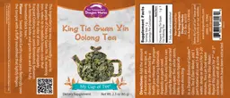 Label for King Tie Guan Yin Oolong Tea