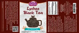 Label for Lychee Black Tea