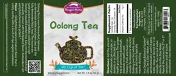 Label for Oolong Tea