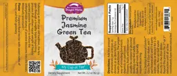 Label for Premium Jasmine Green Tea
