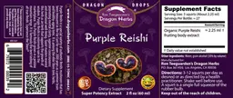 Label for Purple Reishi