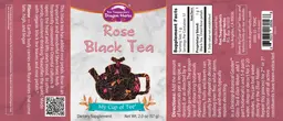 Label for Rose Black Tea