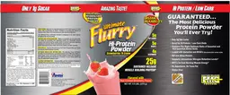 Label for Ultimate Flurry Strawberries 'N Creme