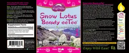 Label for Snow Lotus Beauty eeTee