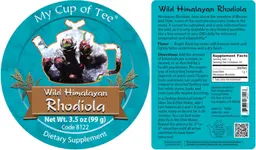 Label for Wild Himalayan Rhodiola