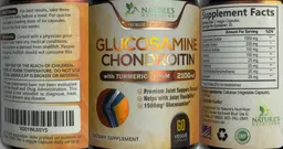 Label for Glucosamine Chondroitin