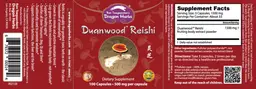 Label for Duanwood Reishi 500 mg