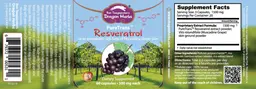 Label for PureTrans Resveratrol