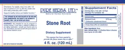 Label for Stone Root