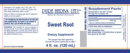Label for Sweet Root