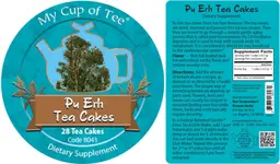 Label for Pu Erh Tea Cakes