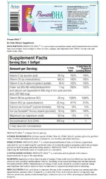 Label for Prenate DHA