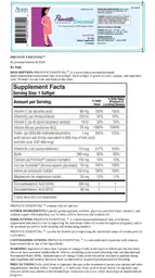 Label for Prenate Essential