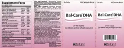 Label for Bal-Care DHA Tablet