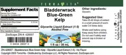 Label for Bladderwrack Blue-Green Kelp