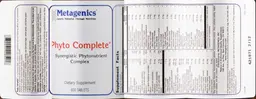 Label for Phyto Complete