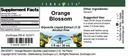 Label for Orange Blossom