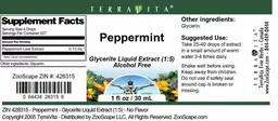 Label for Peppermint
