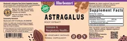 Label for Astragalus Root Extract
