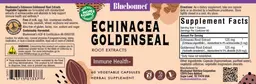 Label for Echinacea Goldenseal Root Extracts