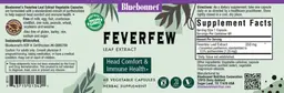 Label for Feverfew Leaf Extract
