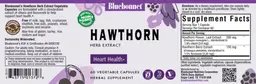 Label for Hawthorn Herb Extract