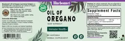 Label for Oil of Oregano Leaf Extract