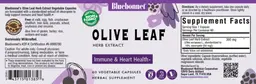 Label for Olive Leaf Herb Extract