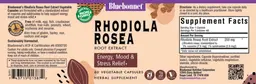 Label for Rhodiola Rosea Root Extract