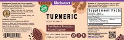 Label for Turmeric Root Extract