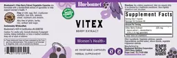 Label for Vitex Berry Extract